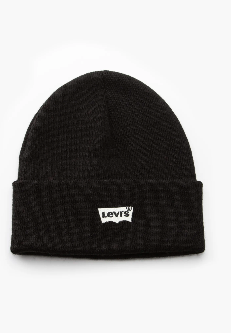 levis embroidered slouchy beanie regualr black levis embroidered slouchy beanie regualr black